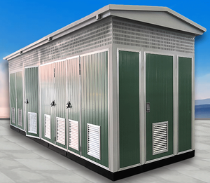 Box Type Outdoor Mobile Substation Prefabricated Three Phase Dry Type Power Transformer Unit